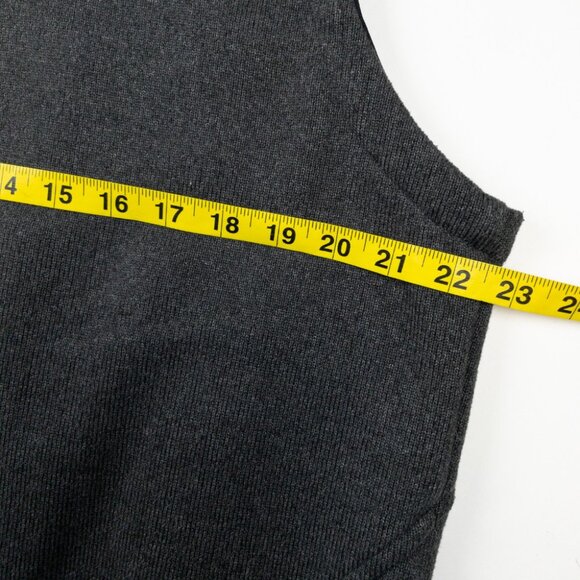 Zero Restriction Fleece Vest Men's Large Gray Half Zip Sweater Golf Tour Series - Picture 14 of 14